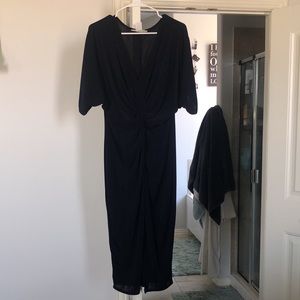Navy blue formal dress